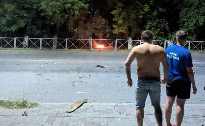 Фото с места происшествия в Новочеркасске. Снимок из соцсети