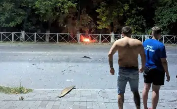 Фото с места происшествия в Новочеркасске. Снимок из соцсети