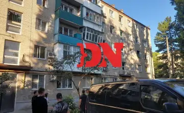 Последствия атаки БПЛА на Азов. Фото donnews.ru