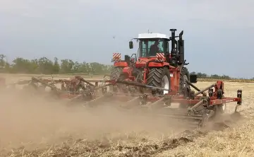 Сбор урожая. Фото пресс-службы губернатора Ростовской области