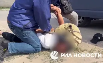 Задержание террориста. Скриншот с видео пресс-службы ФСБ России