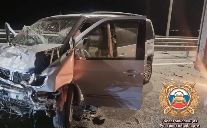 Фото с места ДТП отдела пропаганды УГИБДД по Ростовской области