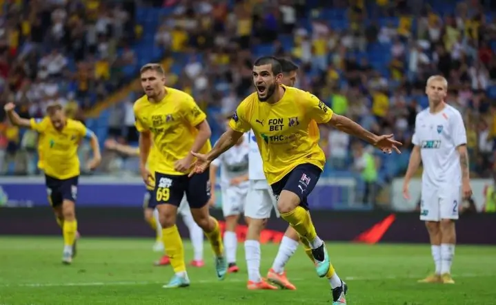 Момент матча «Ростов» — «Пари НН». Фото пресс-службы ФК «Ростов»