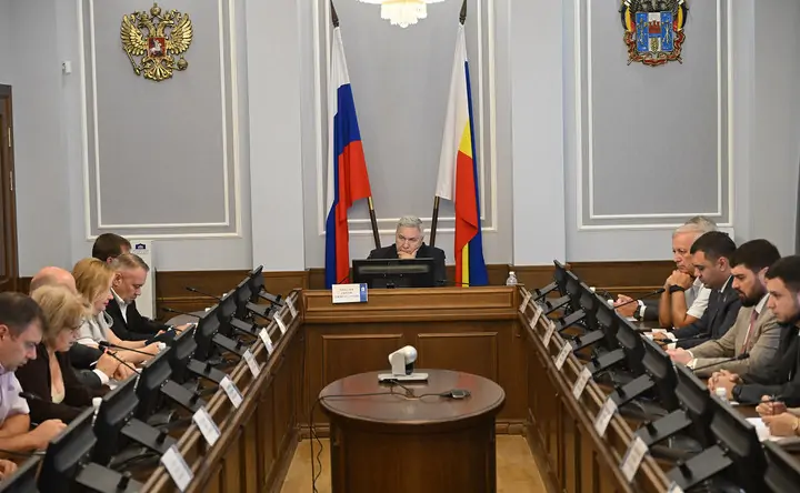 Заседание депутатов в парламенте. Фото: пресс-служба Законодательного собрания Ростовской области