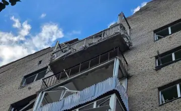 Последствия атаки БПЛА. Фото из telegram-канала Юрия Слюсаря