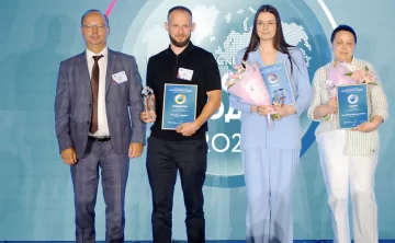 Никита Белов на церемонии награждении. Фото из личного архива