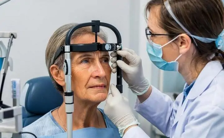 Пациент на приеме у доктора. Иллюстрация сгенерирована нейросетью GigaChat