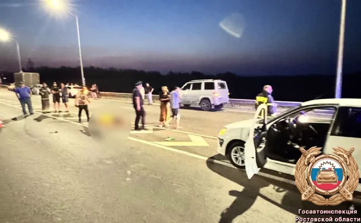 Место происшествия. Фото Госавтоинспекции Ростовской области