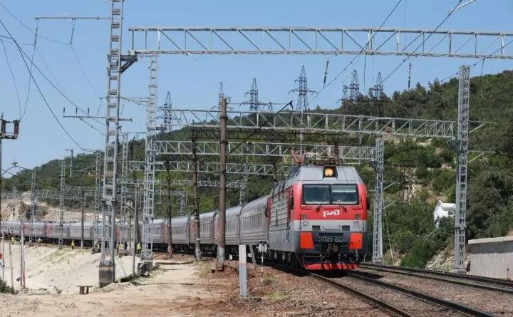 Поезд. Фото пресс-службы РЖД