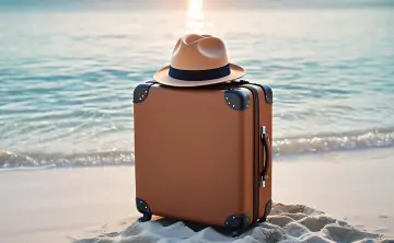 Чемодан. Иллюстрация сгенерирована нейросетью GigaChat