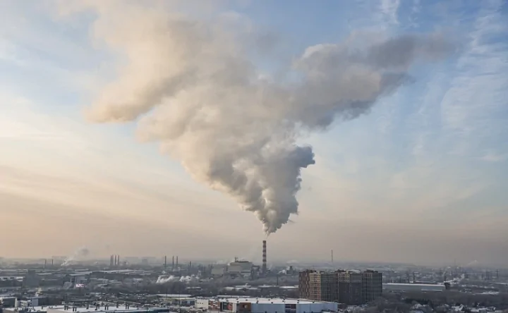 Загрязнение воздуха. Фото Кирилла Кухмаря, ТАСС