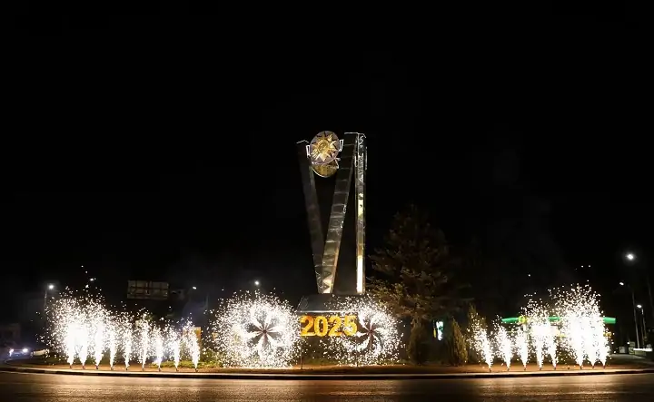 Стела на въезде в Ростов. Фото из telegram-канала Александра Скрябина