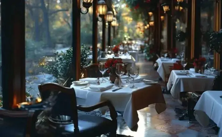 Ресторан. Сгенерировано нейросетью Midjourney