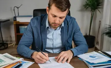 Оформление налогового вычета, иллюстрация сгенерирована нейросетью GigaChat