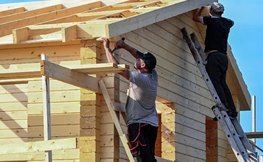 Строители. Фото Екатерины Чесноковой, РИА Недвижимость