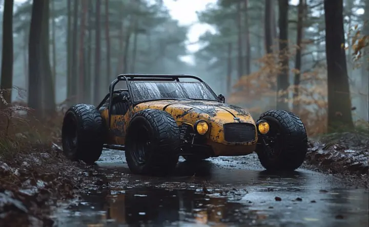 Багги. Фото сгенерировано нейросетью Midjourney