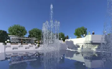 Дизайн-проект фонтана на площади Ленина в Ростове авторского коллектива во главе с Ломтевым. Фото с социальной сети Александра Ломтева