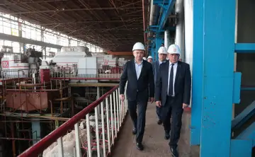 Юрий Слюсарь на ТЭЦ-2. Фото donland.ru