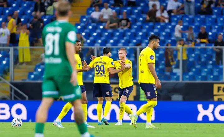 Момент матча «Ростов» — «Ахмат». Фото пресс-службы футбольного клуба «Ростов»