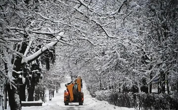 Снег. Фото Владимира Федоренко, РИА Новости