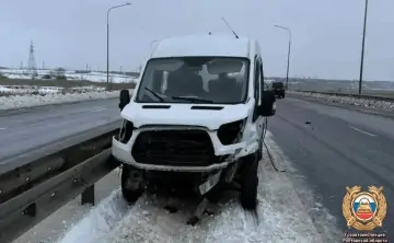 Место ДТП. Скриншот видео пресс-службы Госавтоинспекции по Ростовской области