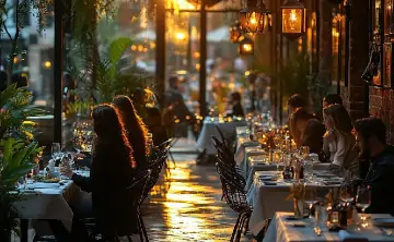 Ресторан. Сгенерировано нейросетью Midjourney