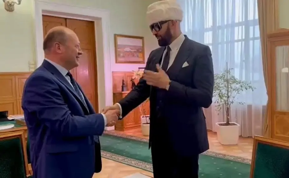 Александр Скрябин и Николай Василенко. Фото скриншот видео из Telegram-канала Александра Скрябина