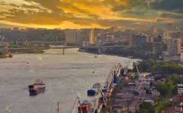 Ростовский порт. Фото Дениса Демкова