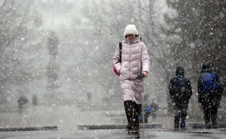 Снег. Фото Кирилла Каллиникова, РИА «Новости»