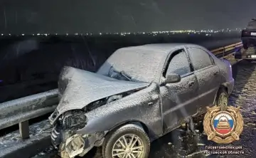 Место ДТП. Фото отдела пропаганды региональной Госавтоинспекции