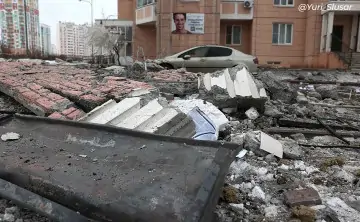 Разрушения в Левенцовке в Ростове. Фото пресс-службы губернатора Ростовской области