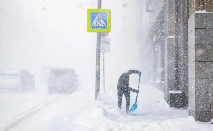 Снегопад. Фото Юрия Смитюка, ТАСС