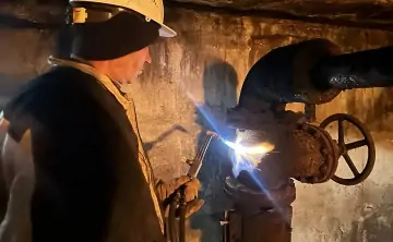 Ремонт коммуникаций. Фото из Telegram-канала Антонины Пшеничной