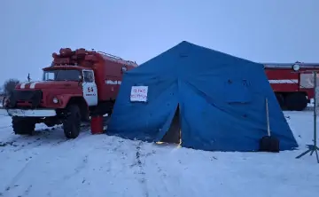 Пункт обогрева. Фото пресс-службы ГУ МЧС по Ростовской области