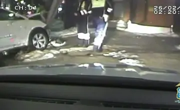 Скриншот с видео с места ДТП из telegram-канала Госавтоинспекции по Ростовской области