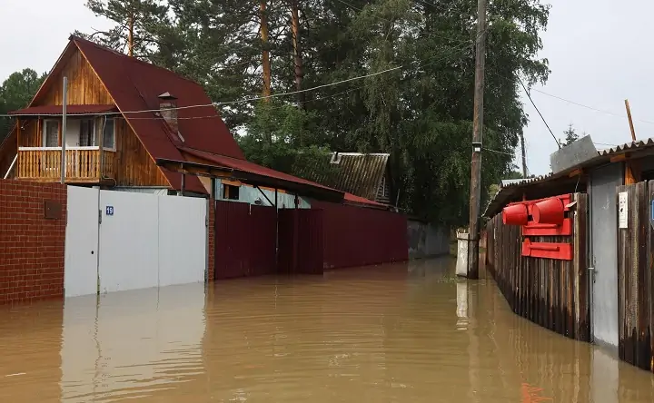 Подтопление. Фото Кирилла Шипицина, РИА Новости