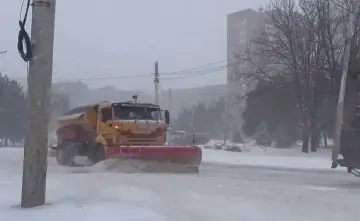 Снегопад в Ростове. Фото из telegram-канала Александра Скрябина