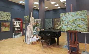 Выставка «Местами мокрый снег». Фото Ростовского областного отделения Всероссийской творческой общественной организации «Союз художников России»