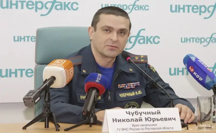 Николай Чубучный. Фото из telegram-канала регионального ГУ МЧС
