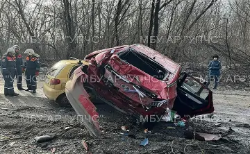 Авария. Фото из telegram-канала «112 Аксайского района»