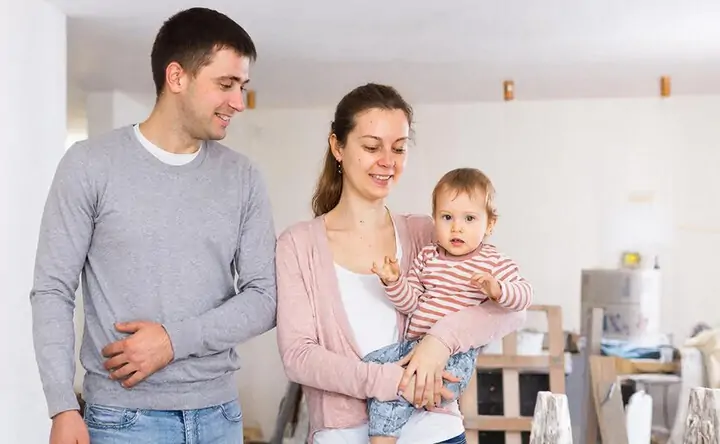 Семья. Фото сгенерировано нейросетью GigaChat