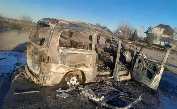 Машина. Фото из telegram-канала губернатора Запорожской области Евгения Балицкого