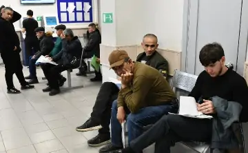 Мигранты. Фото Евгения Епанчинцева, РИА Новости