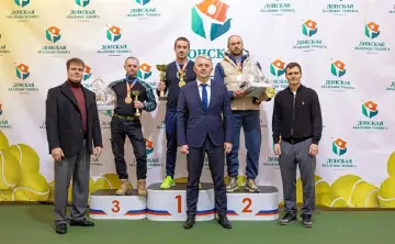 Победители турнира. Фото предоставлено Донской академией тенниса