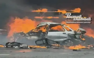 Место ДТП. Фото из группы «ВКонтакте» «Ростов главный»