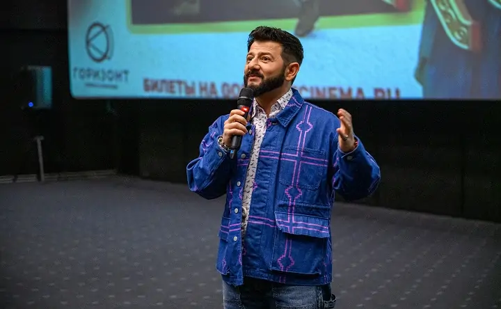 Михаил Галустян на премьере фильма в Ростове. Фото Сергея Маркина