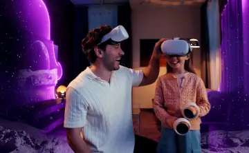 Отец и дочь. Фото ПАО «Ростелеком»