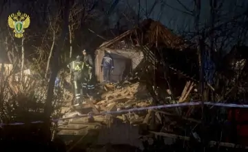 Разрушенный дом. Скриншот из видео от пресс-службы региональной прокуратуры