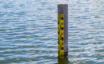 Повышенный уровень воды. Фото ГУ МЧС по Ростовской области