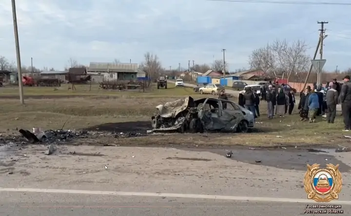 Смертельная авария. Фото УГИБДД по Ростовской области